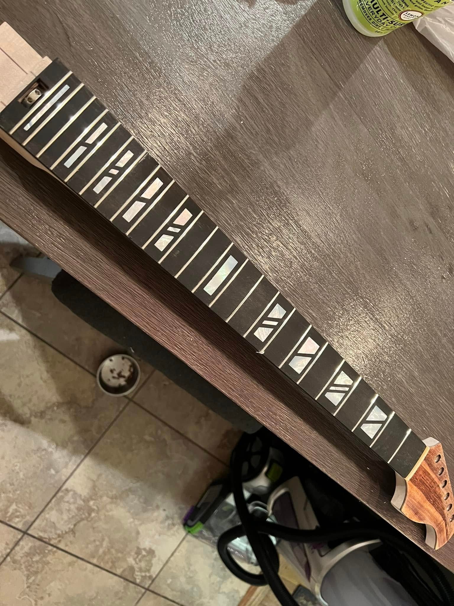 Ebony & MOP Inlay Detail